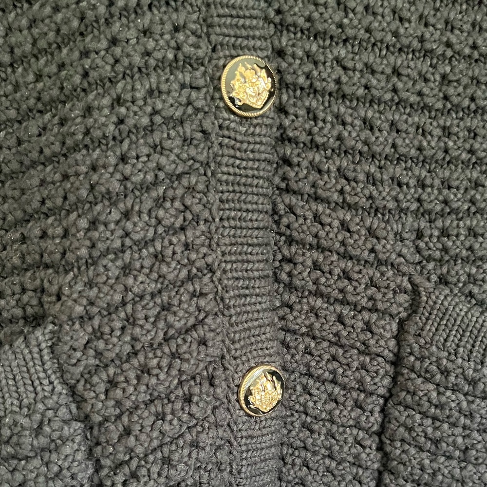Ever New Black Knit Sweater with Gold Accent❤️❤️❤️ - Picture 5 of 8